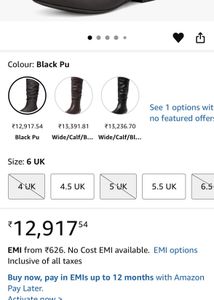 Black Knee-High Boots