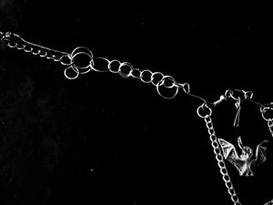 &#39;Bat Goth&#39; Pinterest Necklace