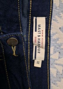 Mast &amp; Harbour Dark Wash Denim Jeans