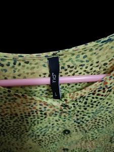 Rio Yellow Multicolour Dots Printed Dress