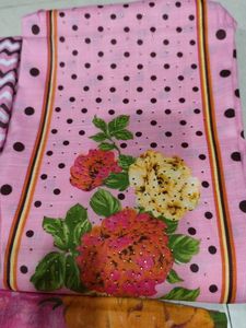 Beautiful Pink Cotton Suit