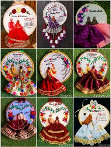 Custom Embroidery Hoop Wedding Gift