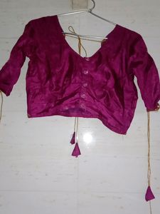 Beautiful Saree With Stitched Blouse