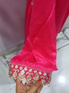 Heavy golden Sequins suit set