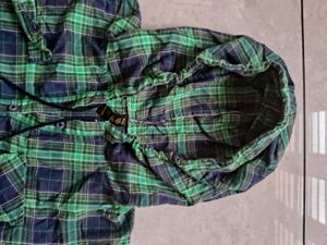 Women Check Sweat Shirt