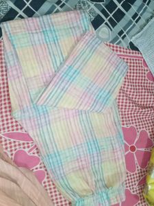 Pastel Plaid Lounge Pajama