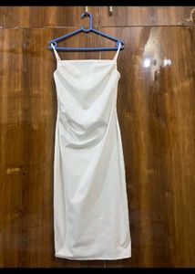 White Bodycon Midi Dress