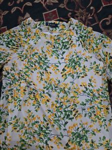 Semi Sheer Top With Lining