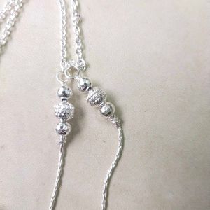 925 Pure Silver Ruby Pendant Necklace
