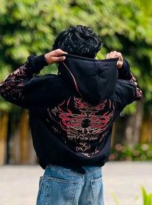 Edgy Graphic Hoodie all size available m to xxl