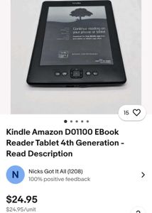 Old Amazon Kindle