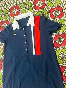 Navy Blue Shirt Dress