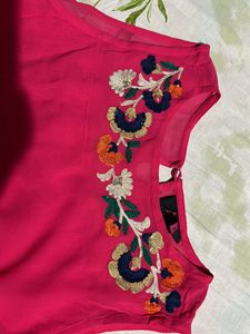 New Rose Pink Sleeves Top