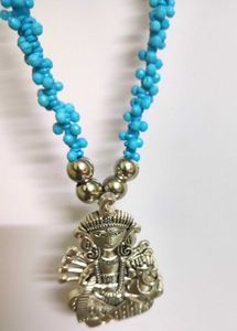 A Beautiful Oxidised Locket With Peace Of DurgaDbi