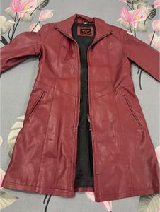 Burgundy Leather Jacket