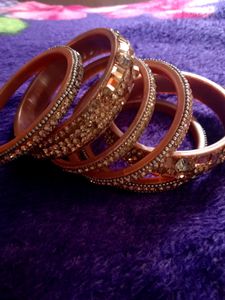 Bangles With Diamond Work