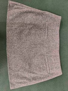 Urbanic Dark Grey Mini Skirt With Attached Shorts