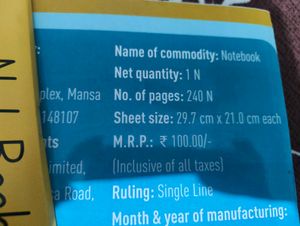 Notebook - Nobody is Perfect