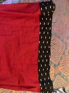 Women’s Red Anarkali Kurta