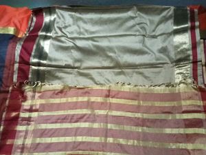 BrandNew ElegantBeize CottonSilkSaree+UnsticheBlou