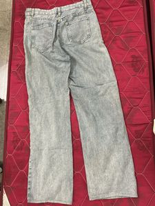 Light Wash Wide Leg Jeans