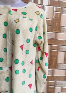 Cozy Cartoon Print sweater