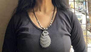 Peacock Pendant Necklace Set