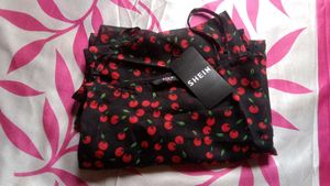 Cute Cherry Print Top