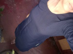 Dark Blue Cotton Kurti