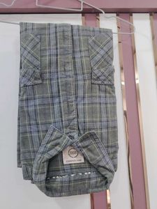 Green Coloured Cotton Shirt