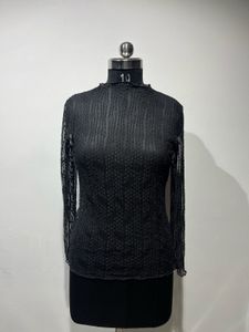 Sheer Black Top