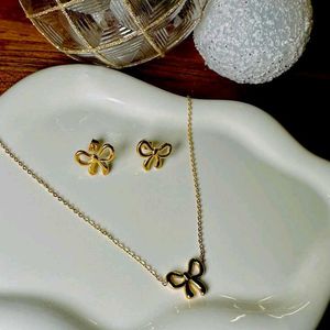 Bow Jewelry Set
