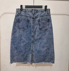 Denim Midi Skirt