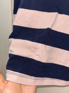 Striped &#39;My Art&#39; Tee