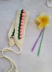 Crochet Tulip Headpiece