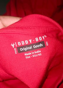 Basic Red Oversized Sweatshirt/Top/New Condition