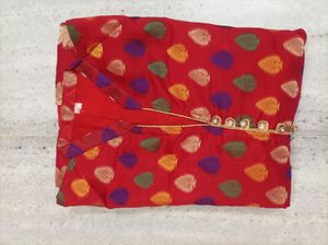 Atractive Bandhej Work Kurti At Very Low Price
