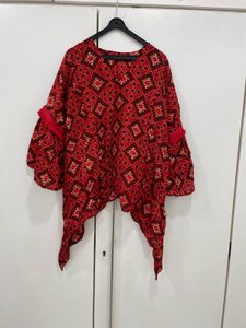 🌶️ SOLD!The &#39;Bandhani Breeze&#39; Kaftan Top 💨