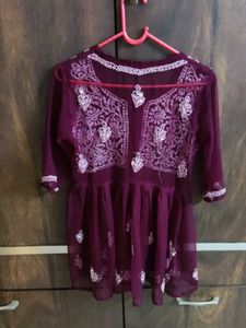 Kurta Chickenkari For Women