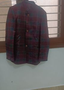 Vintage Plaid Blazer