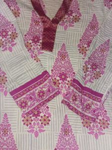 Floral Print Kurta