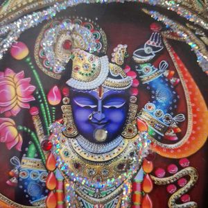 Shrinath Ji- Krishna photo with embellishment