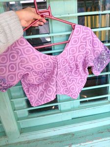 Elegant Purple Saree