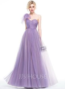 Lavender Mesh Gown