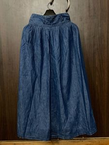Denim A-Line Skirt