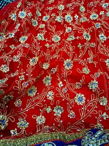 Red And Blue Gown Ethnic(Ramzan Clearance Sale)