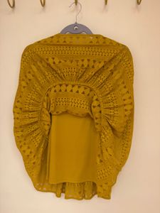 Sleeveless high neck top with slip