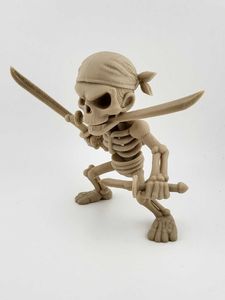 One Piece Zoro Skeleton Pirate Figure