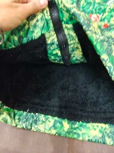 Floral Print Padded Jacket