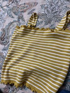 Striped Crop Top